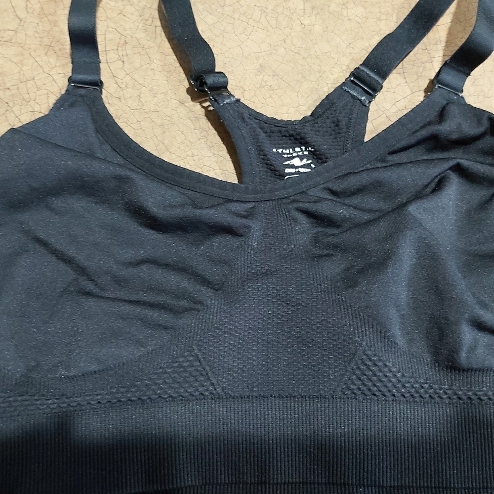 ATHLETIC WORKS BLACK BRALETTE/B2